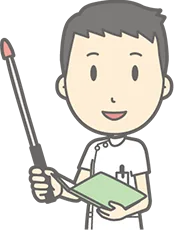 男性施術者のイラスト