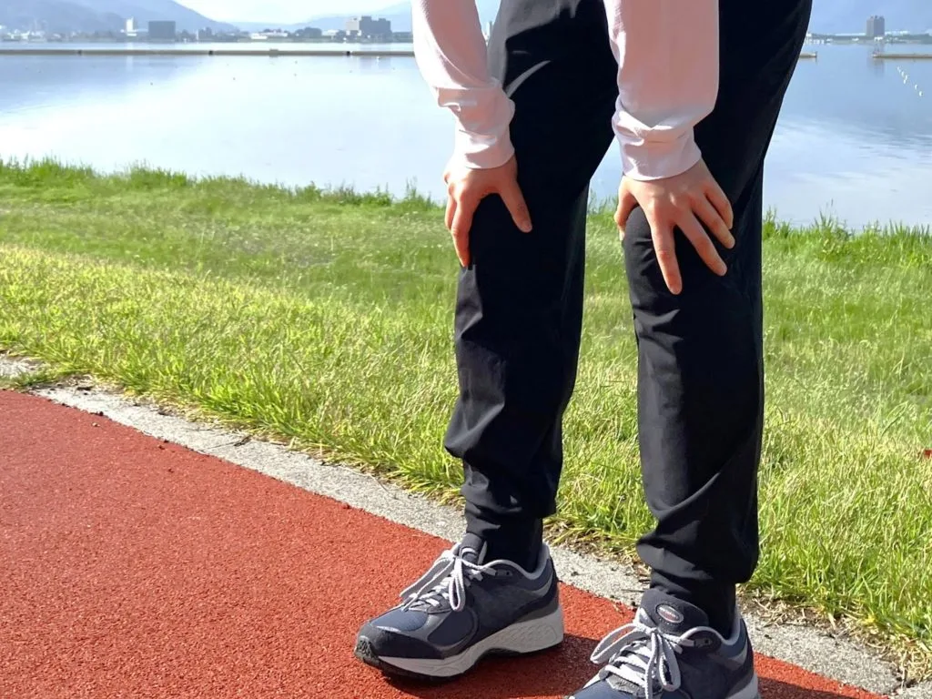 運動で疲れている人