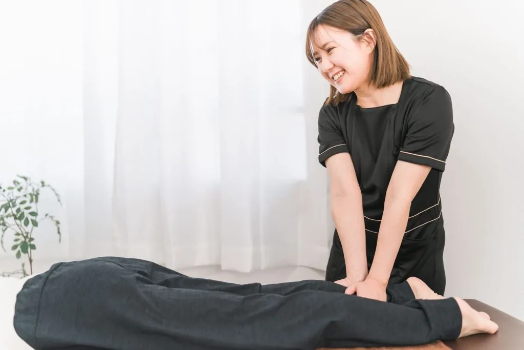 整体を利用する様子