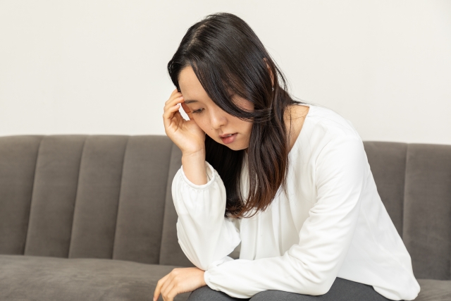 全身辛そうな人